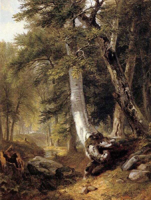 Asher Brown Durand Sketch in the Woods china oil painting image